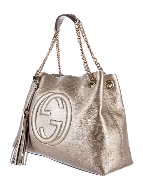 gucci soho gold chain bag|gucci soho shoulder bag medium.